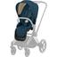 Люлька Cybex Priam Lux Mountain Blue + Комплект текстилю Cybex Priam Mountain Blue + Шасі Cybex Priam з каркасом LS RBA Rosegold - мініатюра 7