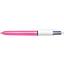 Ручка кулькова BIC 4 Colours Shine Pink, 1 мм, 4 кольори, 1 шт. (982875) - мініатюра 2