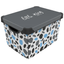 Коробка Qutu Style Box Little King, 20 л, 41х30х24см, белый с черным (STYLE BOX с/к LITTLEKING  20л.) - миниатюра 1