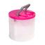 Ящик пластиковий круглий Heidrun Даймікс, 20х18 см, рожевий (700) - мініатюра 1