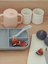 Набір посуду Beaba, силікон, 3 предмета, рожевий з сірим (913527) - мініатюра 4