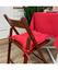 Подушка на стілець Прованс, 40х40 см, червоний (17655) - мініатюра 3