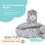 Комплект постельного белья для младенцев в кроватку Papaella Панда, серый, 135х100 см (8-33346) - миниатюра 2