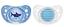 Пустышка Chicco Physio Air, латекс, 16-36 мес., голубой, 2 шт. (75024.21.00.00) - миниатюра 1