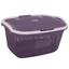 Корзина для белья Violet House Виолетта Plum, 28 л, фиолетовый (1002 Виолетта PL 28 л) - миниатюра 1