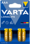 Батарейка Varta Longlife AAA Bli Alkaline, 4 шт. (4103101414) - мініатюра 1