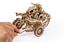 Механічний 3D Пазл Ukrainian Gears Мотоцикл Scrambler UGR-10, з коляскою, 380 елементів (70137) - мініатюра 9