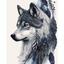 Картина по номерам Santi Мифический волк, 40х50 см (954511) - миниатюра 1