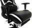 Геймерское кресло GT Racer черное с белым (X-2534-F Black/White) - миниатюра 9