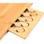 Бамбуковая доска Supretto для подачи и сервировки сыра с набором ножей (83090001) - миниатюра 3