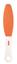 Терка педикюрна Titania двостороння з пемзою та абразивом, 23 см, помаранчевий, 1 шт. (3032 оранж) - мініатюра 1