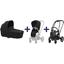 Люлька Cybex Priam Lux Sepia Black + Текстиль для прогулянкового блоку Cybex Priam Sepia Black + Шасі Cybex Priam з каркасом LS RBA Matt Black - мініатюра 1