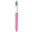 Ручка кулькова BIC 4 Colours Shine Pink, 1 мм, 4 кольори, 1 шт. (982875) - мініатюра 1