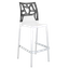 Барний стілець Papatya X-Treme Ego-Rock, білий з сірим (4823044306251) - мініатюра 1
