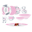 Сервіз Luminarc AMB Tirana Pink, 6 персон, 46 предметів, рожевий (Q9308) - мініатюра 1