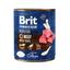 Беззерновой влажный корм для собак Brit Premium by Nature, говядина с требухой, 800 г - миниатюра 1