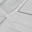 Комплект постельного белья Penelope Clara antrasit, сатин, евро (200х180+35см), белый с серым (svt-2000022294065) - миниатюра 3