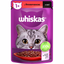 Влажный корм для кошек Whiskas, говядина в соусе, 85 г - миниатюра 1