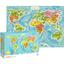 Пазл DoDo Карта Мира, английский язык, 100 элементов (300123) - миниатюра 1