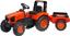 Детский трактор Falk 2060AB Kubota на педалях, с прицепом, оранжевый (2060AB) - миниатюра 1