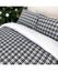 Комплект постельного белья Прованс Клеточка, фланель, 215х200, серый (14523) - миниатюра 2