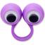 Іграшка дитяча пальчикова очі D1 Offtop, фіолетовий (833857) - мініатюра 1