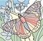 Водная раскраска Кристал Бук Бабочки, 8 страниц (F00026444) - миниатюра 2