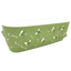 Горшок для цветов Alyaplastik балконный 3D, 7.3 л, темно-зеленый (ALY112d.green) - миниатюра 1