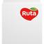 Серветки Ruta Double Luxe, двошарові, 24х24 см, 40 шт., білі - мініатюра 1