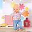 Одежда для куклы Baby Born Цветочный джинс 43 см (832677) - миниатюра 4