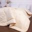 Одеяло шерстяное MirSon Gold Camel №024, зимнее, 140x205 см, кремовое - миниатюра 5