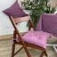 Подушка на стілець Прованс, 40х40 см, violet (21422) - мініатюра 2