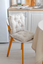Подушка для стула Прованс Bella, 40х40 см, клеточка, серый (13564) - миниатюра 2
