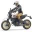 Ігровий набір Bruder Фігурка людини з мотоциклом (63051) - мініатюра 3