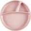 Тарілка секційна MinikOiOi Portions Pinky Pink, на присосці, силіконова (101050002) - мініатюра 1