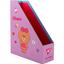 Лоток для документов Yes Line Friends, вертикальный, 32х25х8 см, розовый с голубым (450105) - миниатюра 1