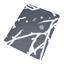 Комплект постільної білизни Rigel Гілочка, бязь, 220х200 см, темно-сірий (168137) - мініатюра 2