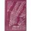 Книга записная Axent Maps New York A4 в клеточку 96 листов розово-коричневая (8422-543-A) - миниатюра 1