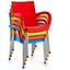 Кресло Irak Plastik Sumela, алюминиевые ножки, красный (HK420) - миниатюра 2