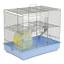 Клетка для грызунов Природа Микки с колесом, серебристый с голубым 37х25х30 см (PR241511) - миниатюра 1