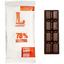 Батончик Leopol 78% чорний, з тертих какао-бобів, без цукру, 25 г - мініатюра 2