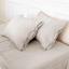 Комплект постельного белья MirSon Natural Linen Jasmine лен полуторный евро бежево-серый (2200008269043) - миниатюра 6