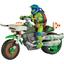 Бойовий транспорт TMNT Черепашки-ніндзя Movie III Леонардо на мотоциклі (83431) - мініатюра 1