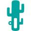 Прорізувач для зубів MinikOiOi Cactus Aqua Green, силіконовий (101090001) - мініатюра 1