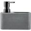 Дозатор для жидкого мыла МВМ My Home с органайзером, 220 мл, серый - миниатюра 1