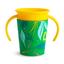 Чашка непроливна Munchkin Miracle 360 WildLove Слоненя, 177 мл, жовтий (05177201.01) - мініатюра 3