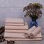 Рушник банний Aisha Home, вафельний, 130х70 см, пісочний (9000) - мініатюра 1