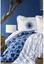 Набір постільна білизна з покривалом та піке Karaca Home Belina mavi, євро, блакитний, 8 предметів (svt-2000022225717) - мініатюра 1