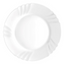 Тарілка обідня Bormioli Rocco Ebro, 25,5 см, білий (402810FN9321990) - мініатюра 1