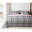 Комплект постельного белья ТЕП Happy Sleep 331 Pincky Line семейный cерый c розовым (2-03797_24968) - миниатюра 1